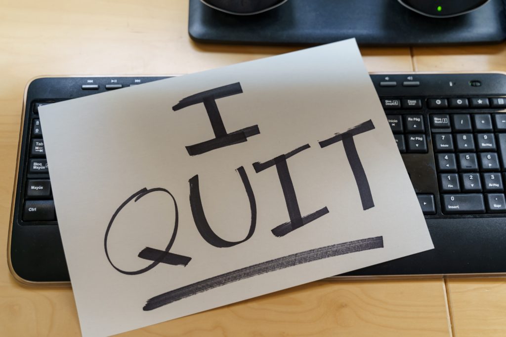 Nearly half of young workers in SMEs say they will quit their jobs.