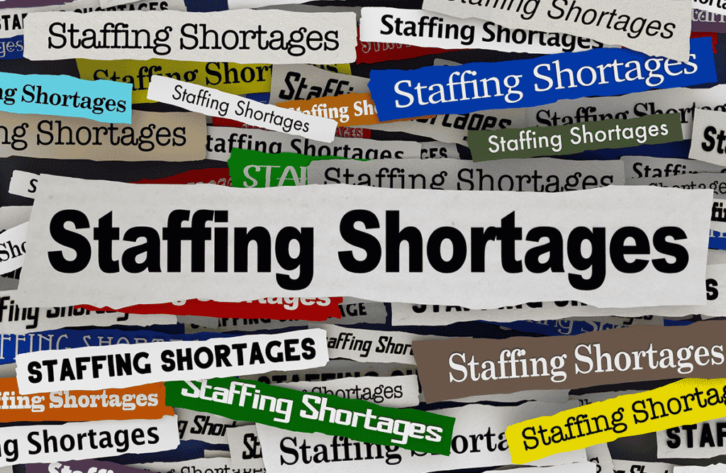 Staff shortages and taking time off