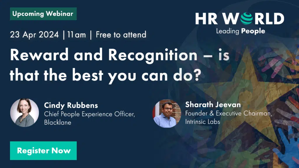 Reward and recognition HR Webinar from The HR World