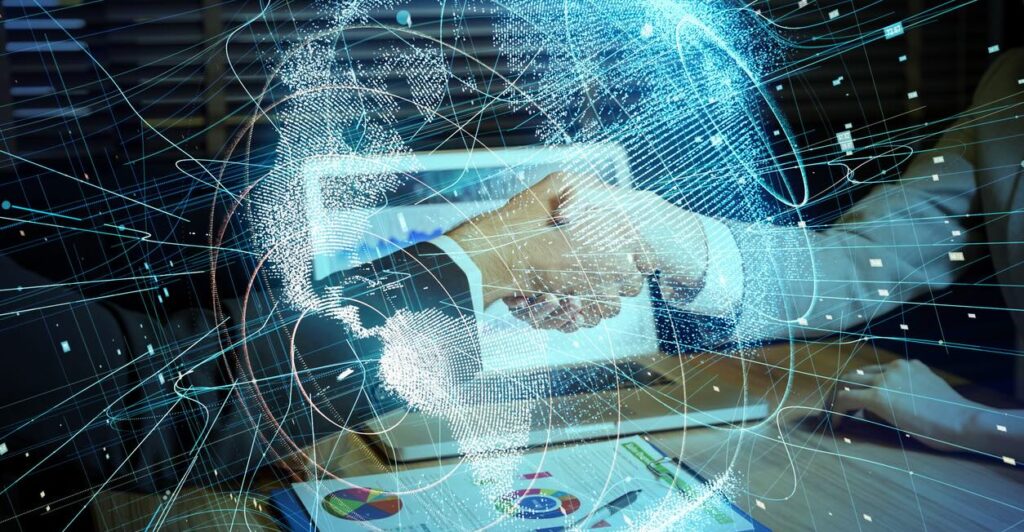 global network concept.
